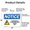 Signmission Electrically Classified Area, 24 in W x Rectangle, Aluminum OS-2PACK-NS-A-1824-L-11704 - alternate 5